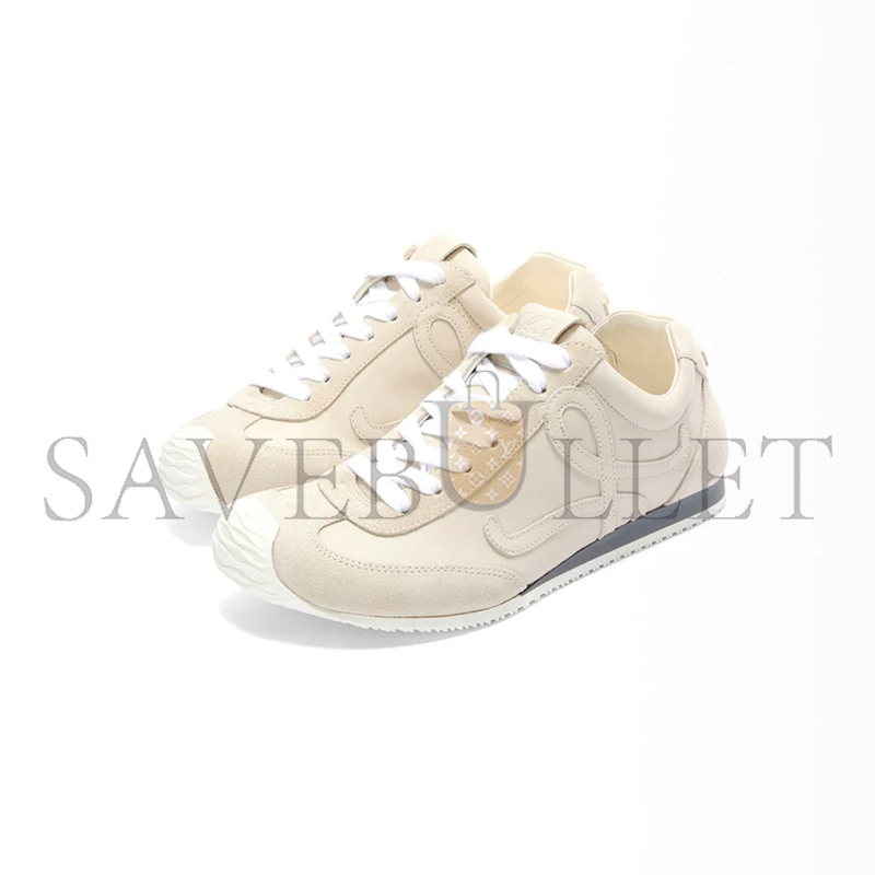 LOEWE BALLET RUNNER 2.0 IN NYLON AND CALFSKIN LLBR282X03 2